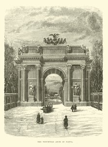 O Arco do Triunfo de Narva de English School