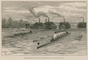 A corrida de barcos das universidades de English School