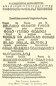 O alfabeto utópico de English School