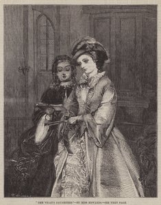 As Filhas do Vigário (gravura) de English School
