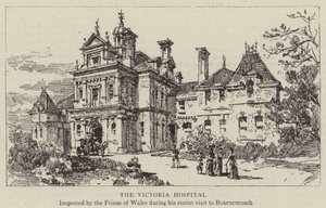O Hospital Victoria (gravura) de English School