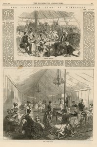 O acampamento voluntário em Wimbledon de English School