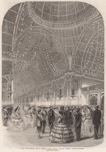 O Baile de Voluntários, Salão Floral, Ópera Real Italiana, Covent Garden de English School