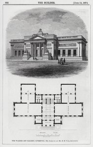 The Walker Art Gallery, Liverpool (gravura) de English School