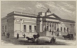 The Walker Fine-Art Gallery, Liverpool (gravura) de English School