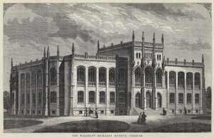 O Museu Wallraff-Richartz, Colónia (gravura) de English School