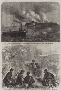 A Guerra na América (gravura) de English School