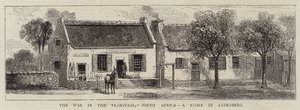 The War in the Transvaal, South Africa, a Store in Lydenberg (gravura) de English School