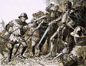 As guerras das rosas. A batalha final no Barnet de English School