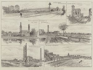 The Water Supply of London, the Southwark and Vauxhall Water Company (gravura) de English School