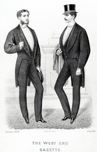 O West End Gazette, Inglês Costumer, 1868 de English School