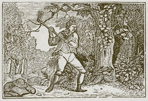 O Bosque e o Palhaço (gravura) de English School