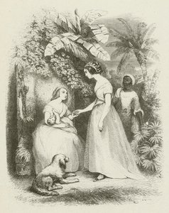 A chegada de Madame De La Tour (gravura) de English School