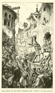 O ataque ao Bairro dos Judeus, o Gueto da Velha Londres de English School