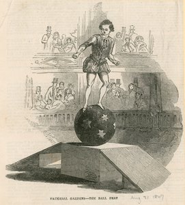 O feito de bola, Vauxhall Gardens, Londres de English School