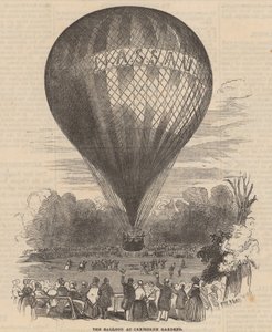 O balão no Cremorne Gardens de English School