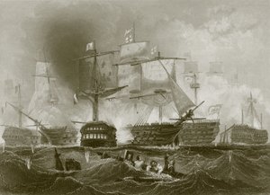 A batalha de Trafalgar de English School