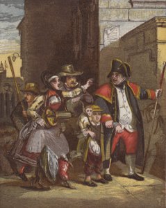 O beadle da paróquia de English School