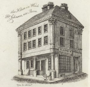 O local de nascimento do Dr. Samuel Johnson de English School