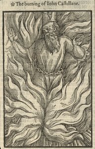 O incêndio de John Castellane (gravura) de English School