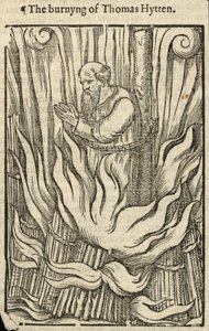 O incêndio de Thomas Hytten (gravura) de English School