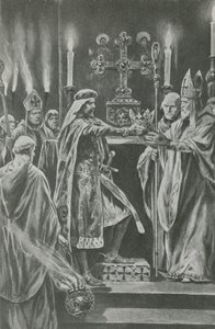 O cruzado recebe a coroa de English School