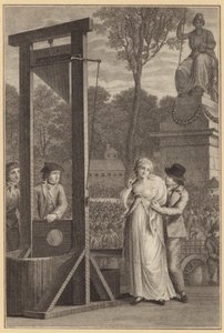 A morte de Charlotte Corday (gravura) de English School