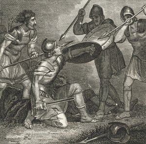 A morte de Spartacus (gravura) de English School