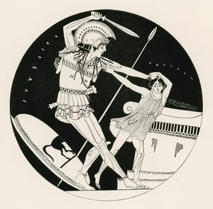 A morte de Troilos (gravura) de English School