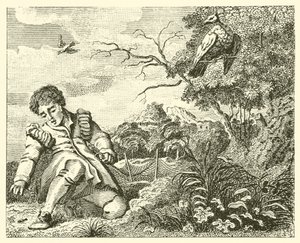 A pomba e a formiga (gravura) de English School