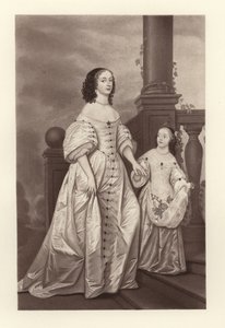 A electress Sophia e sua filha Sophia Charlotte Queen of Prussia de English School