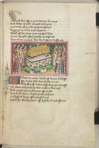 O sepultamento de Edmund em Bury St Edmund