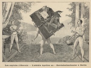 As façanhas de Hércules - o atlético Apollon no Teatro Reichshallen, Berlim de English School