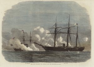 A luta entre o Alabama e o Kearsarge