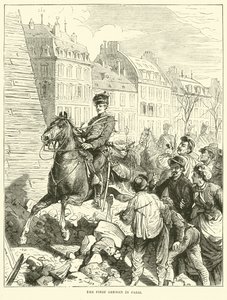 O primeiro alemão em Paris, fevereiro de 1871 de English School