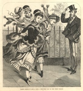 O primeiro dia da estação ventosa de English School