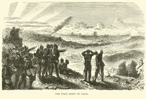 A primeira vista de Paris, setembro de 1870 de English School