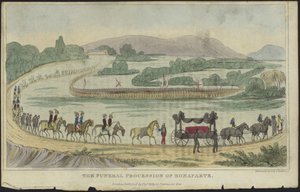O cortejo fúnebre de Napoleão Bonaparte de English School