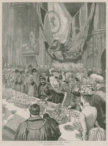A saúde do xá; O almoço no Guildhall, em Londres de English School