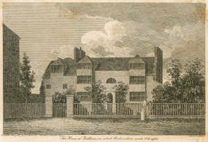 A casa em Parsons Green, perto de Fulham, Londres, quando Samuel Richardson escreveu Clarissa de English School