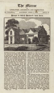 A casa em que John Howard nasceu de English School
