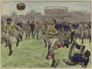 O jogo de futebol internacional de English School
