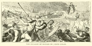 A invasão da Grã-Bretanha por Júlio César de English School
