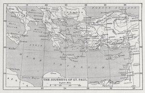 As viagens de São Paulo (litho) de English School