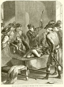 As últimas horas de Robespierre no salão do Comitê de Segurança Pública de English School
