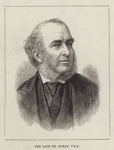 O falecido Dr. Doran, FSA (gravura) de English School
