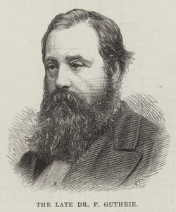 O falecido Dr. F Guthrie (gravura) de English School