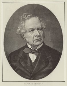O falecido Earl Granville, KG (gravura) de English School