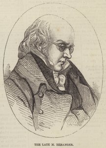 O falecido M Beranger (gravura) de English School