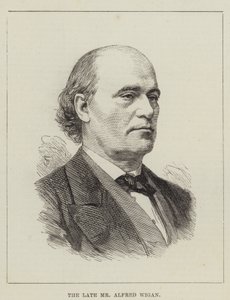 O falecido Sr. Alfred Wigan (gravura) de English School